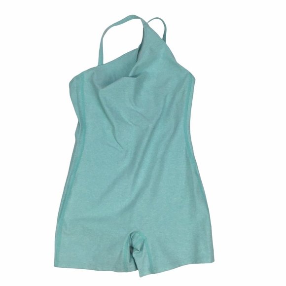 Zella Girl Kids' Restore Romper One Piece in Teal Sky Size Medium M (8/10) - Picture 2 of 4